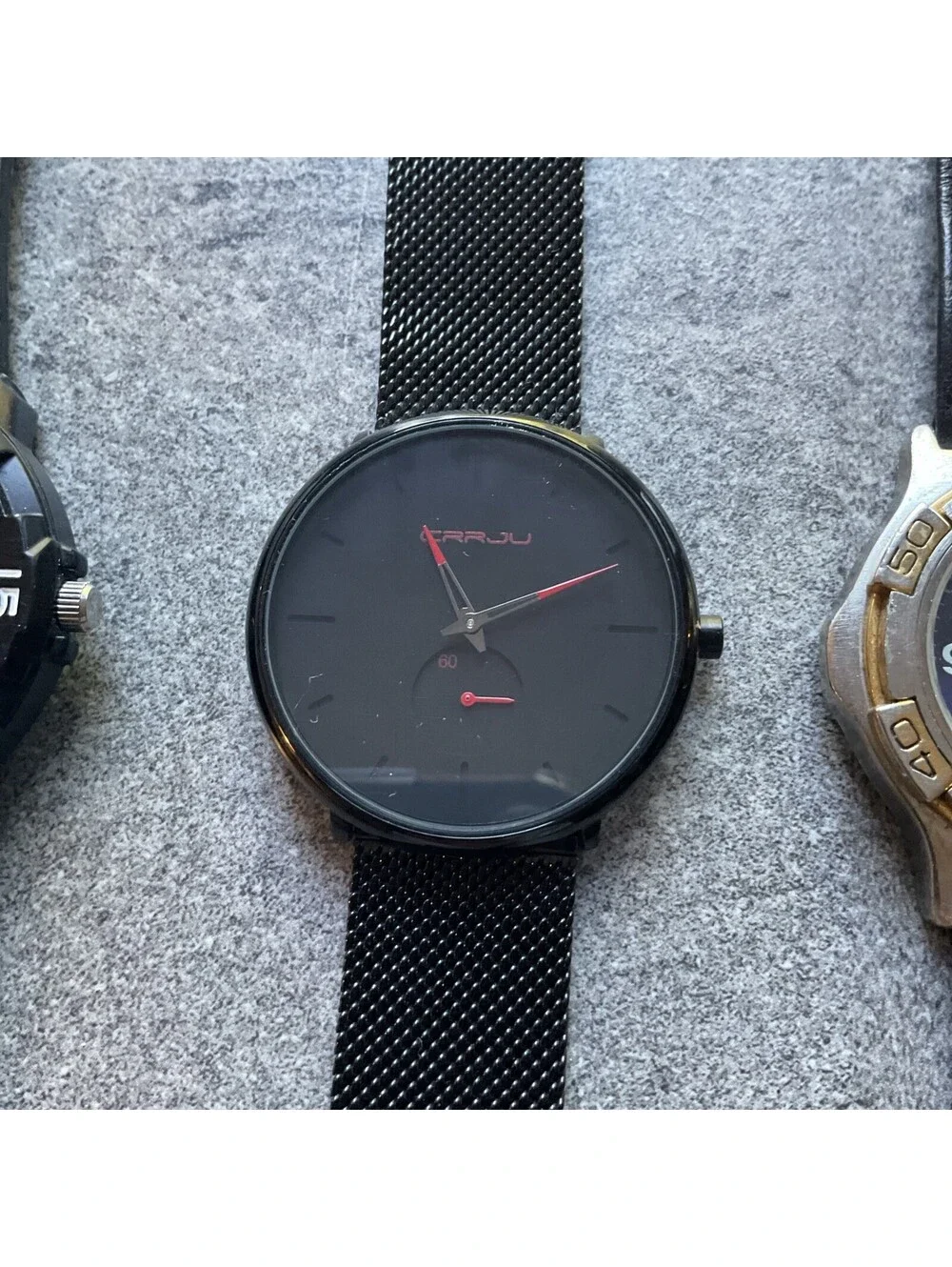 Great Lot Of Four Mens Watches All Four Watches Run Great Lot B1